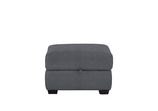 Compact Collection Petit Fabric Storage Footstool | Bed Sava