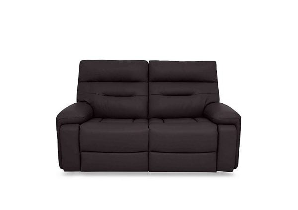 Cinemax 2 Seater Leather Sofa with Power Recliner | Bed Sava