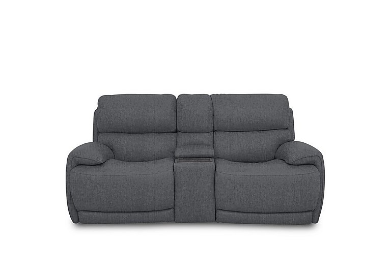 Link Fabric 2 Seater Power Recliner Sofa with Power Headrests and Cupholders