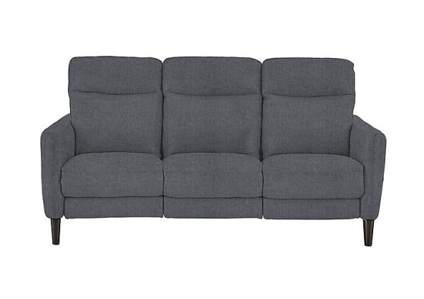 Compact Collection Petit 3 Seater Fabric Power Recliner Sofa | Bed Sava