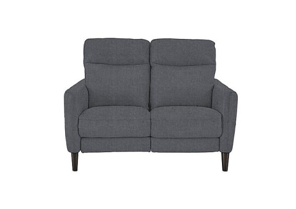 Compact Collection Petit 2 Seater Fabric Power Recliner Sofa | Bed Sava