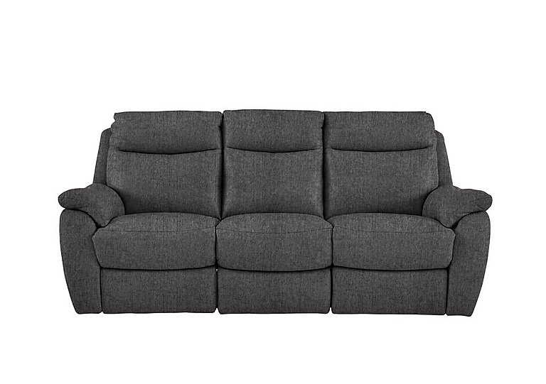 Snug 3 Seater Fabric Manual Recliner Sofa