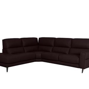 Axel HW Leather Left Hand Facing Chaise End Sofa | Bed Sava