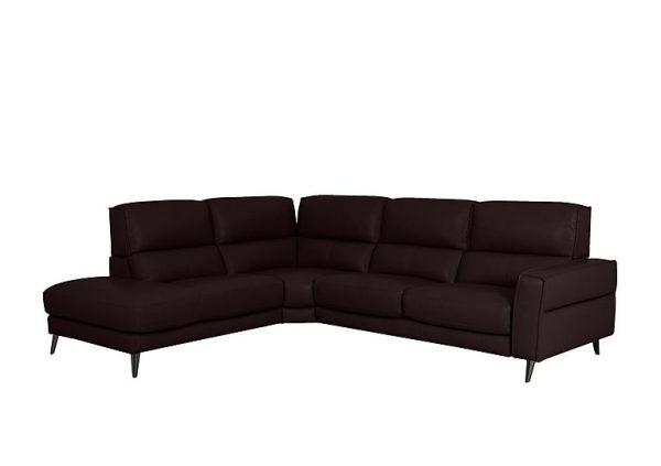 Axel HW Leather Left Hand Facing Chaise End Sofa | Bed Sava
