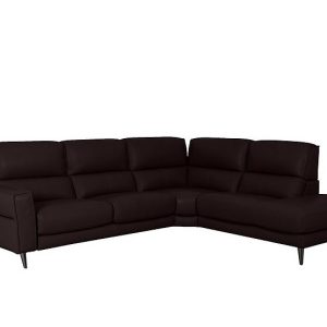 Axel HW Leather Right Hand Facing Chaise End Sofa | Bed Sava
