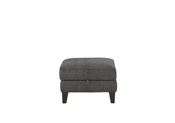 Brondby Fabric Storage Footstool | Bed Sava
