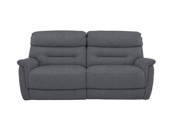 Chicago 3 Seater Fabric Battery Recliner Sofa | Bed Sava