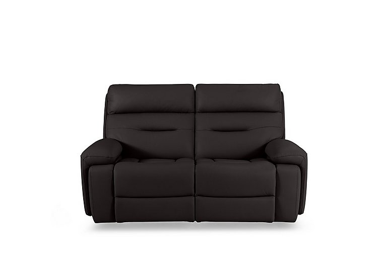Cinemax 2 Seater Leather Power Recliner Sofa with Power Headrests and Media Arms