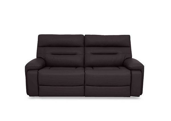 Cinemax 3 Seater Leather Sofa with Power Recliner | Bed Sava