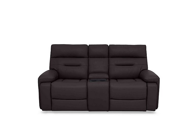Cinemax Media 2 Seater Leather Power Recliner Sofa with Power Headrests