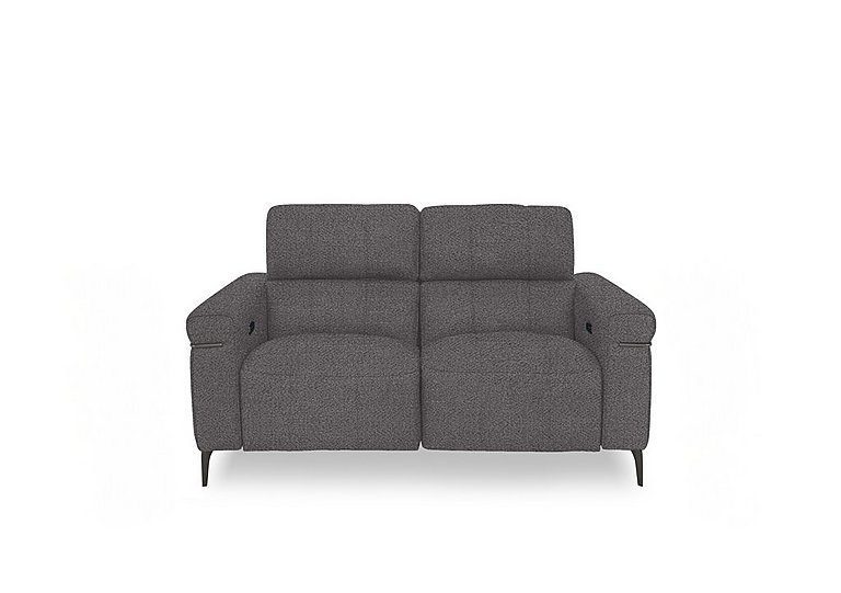 Homestage Fabric 2 Seater Power Recliner Sofa with Power Headrests