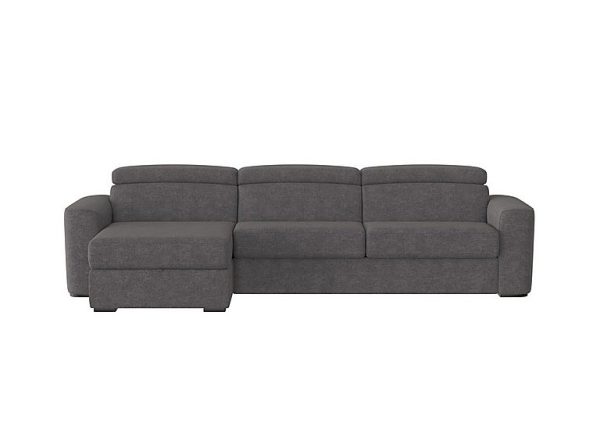 Infinity Fabric Left Hand Facing Corner Chaise Sofa with Storage | Bed Sava