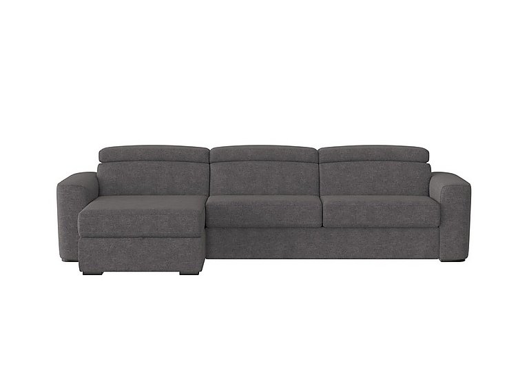 Infinity Fabric Left Hand Facing Corner Chaise Sofa with Storage