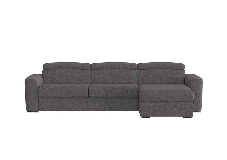 Infinity Fabric Right Hand Facing Corner Chaise Sofa with Storage