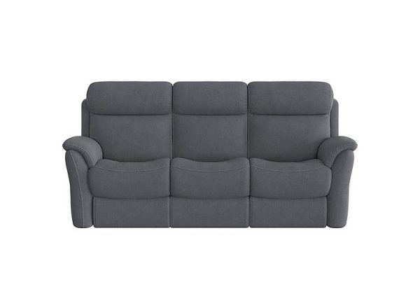 Relax Station Revive 3 Seater Fabric Manual Recliner Sofa | Bed Sava