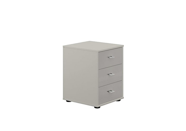 Wiemann - Santa Cruz 40cm 3 Drawer Bedside Chest - Grey