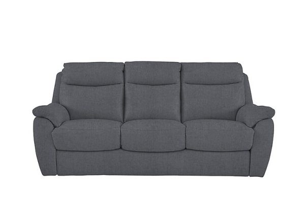 Snug 3 Seater Fabric Sofa | Bed Sava