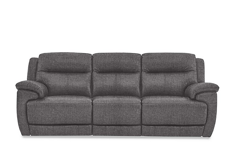 Touch 3 Seater Heavy Duty Fabric Power Recliner Sofa with USB Ports