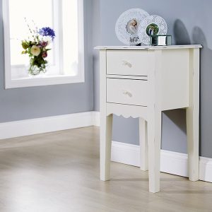 GFW Shabby Chic Nightstand Bedroom Furniture | Bed Sava
