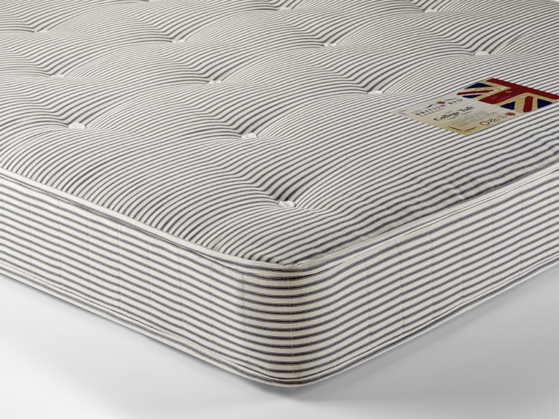 British Bed Company Contract The College Tuft 2'3" x 5' Custom Size Mattress
