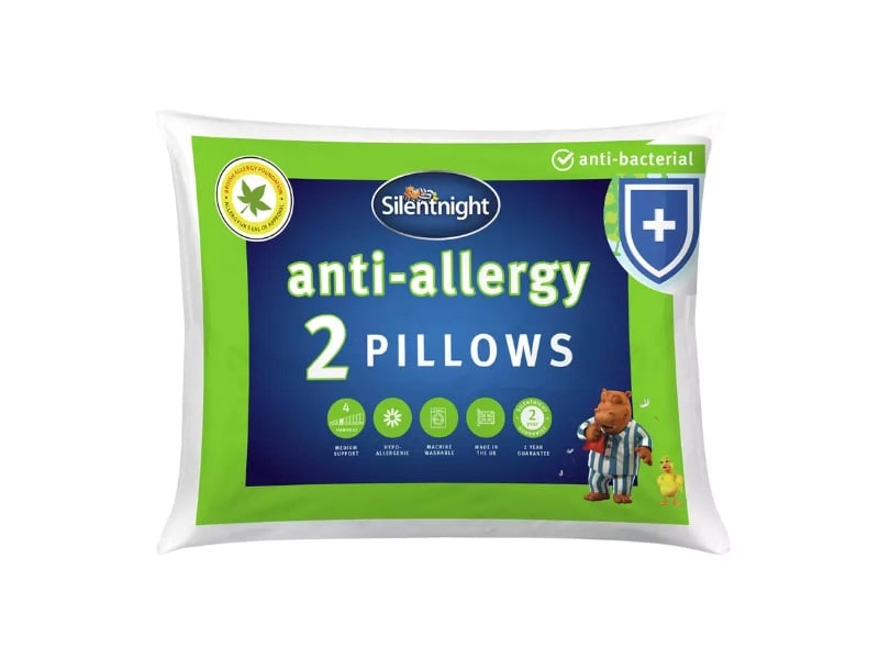 Silentnight Anti-Allergy Pillow - Pack of 2 Pillow
