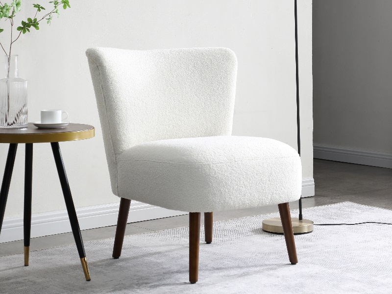 Furniture Express Arabella Cream Teddy Stool | Bed Sava