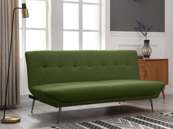 Limelight Astrid Olive Sofa Bed | Bed Sava