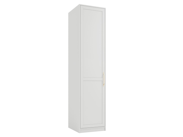 LPD Furniture Austen 1 Door Wardrobe White Wardrobe | Bed Sava