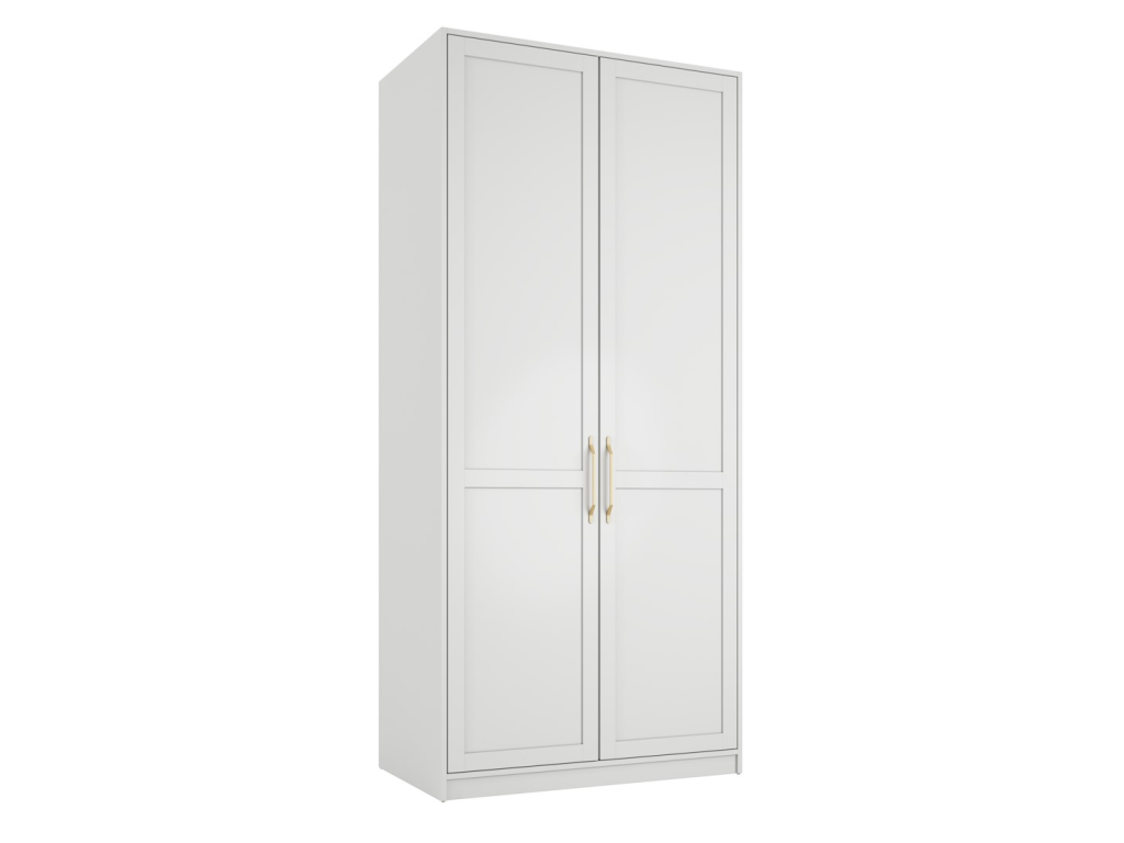 LPD Furniture Austen 2 Door Wardrobe White Wardrobe