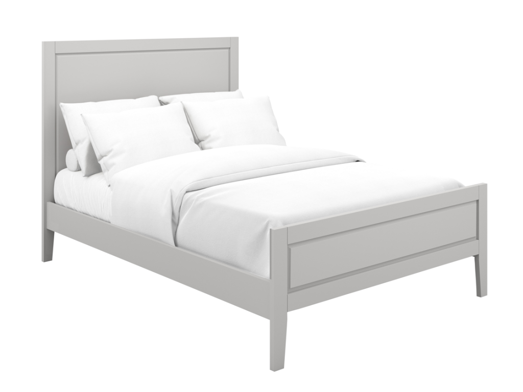 LPD Furniture Bay King Size Grey Wooden Bed