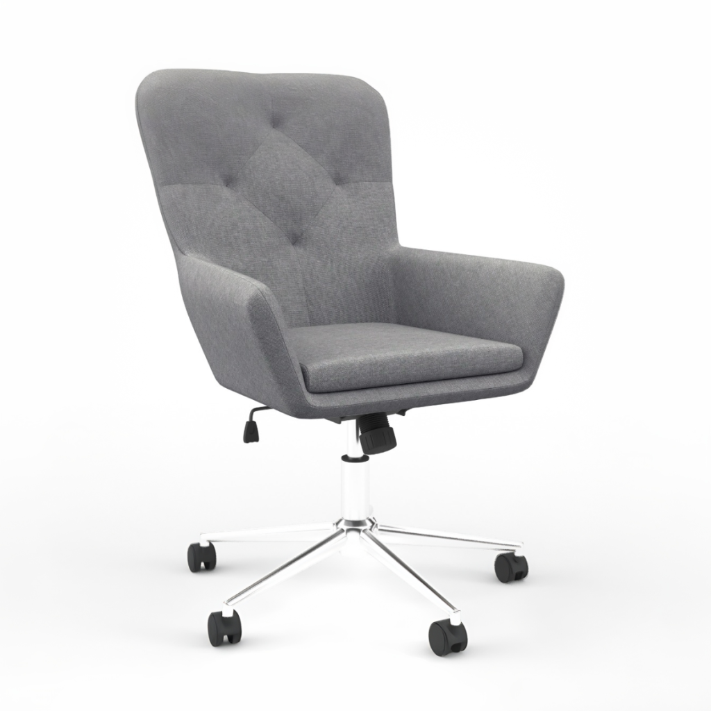 Alphason Benjamin Grey Fabric Office Chair