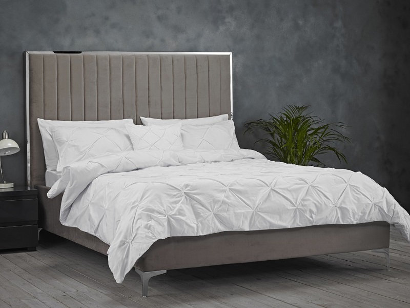 LPD Furniture Berkeley Double Fabric Bed