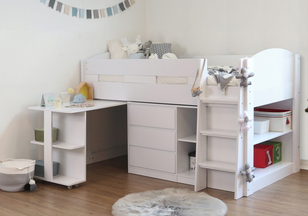 Flintshire Furniture Billie White Mid Sleeper