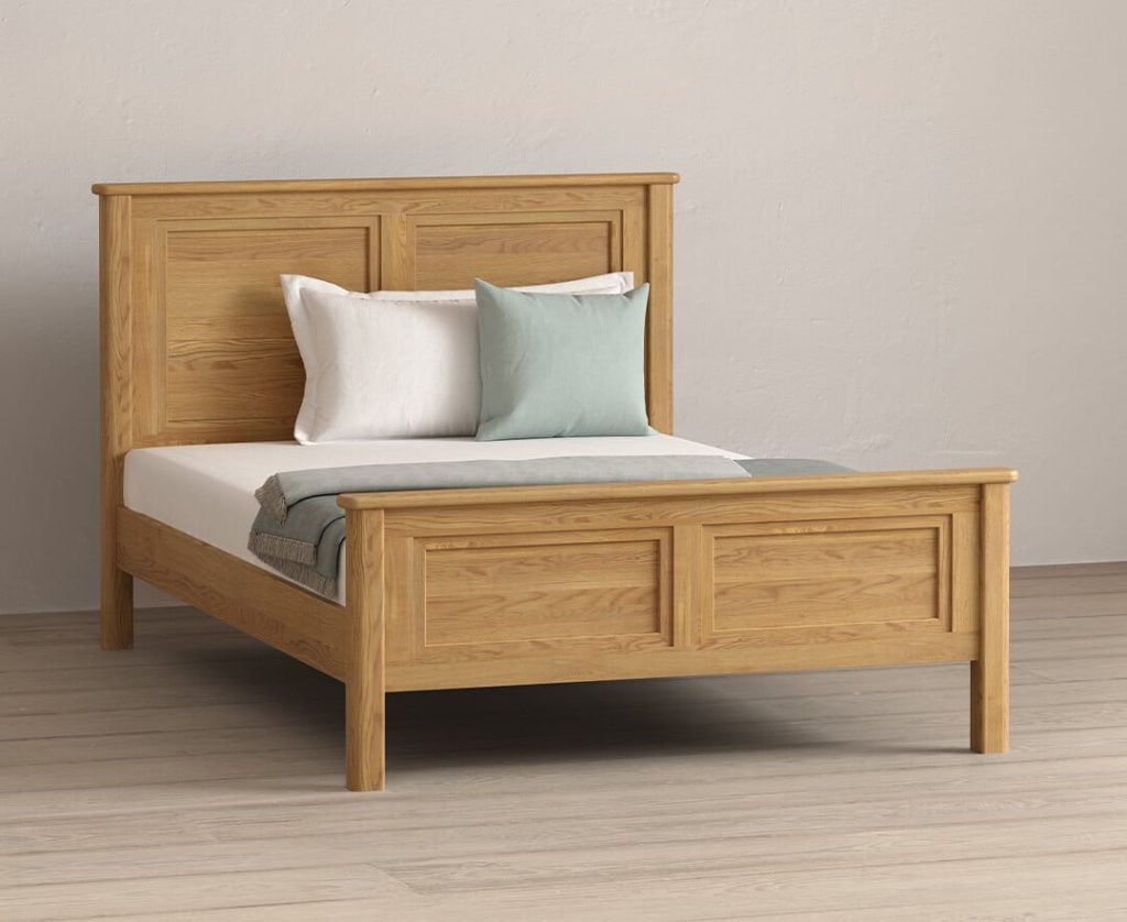 Cambridge Solid Oak Double Bed