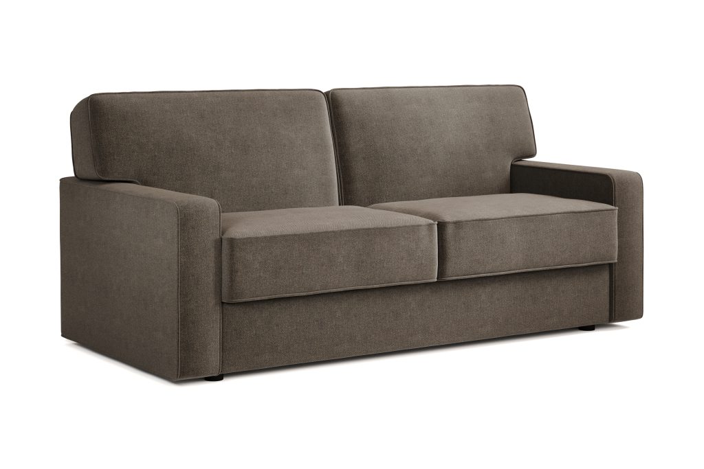 Jay Be® Linea Sofa Bed with e Sprung™ Mattress  Three seater Brushed Twill Pewter | Bed Sava