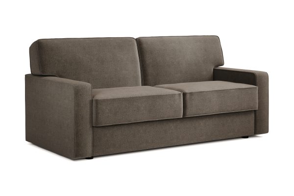 Jay Be® Linea Sofa Bed with e Sprung™ Mattress  Three seater Brushed Twill Pewter | Bed Sava