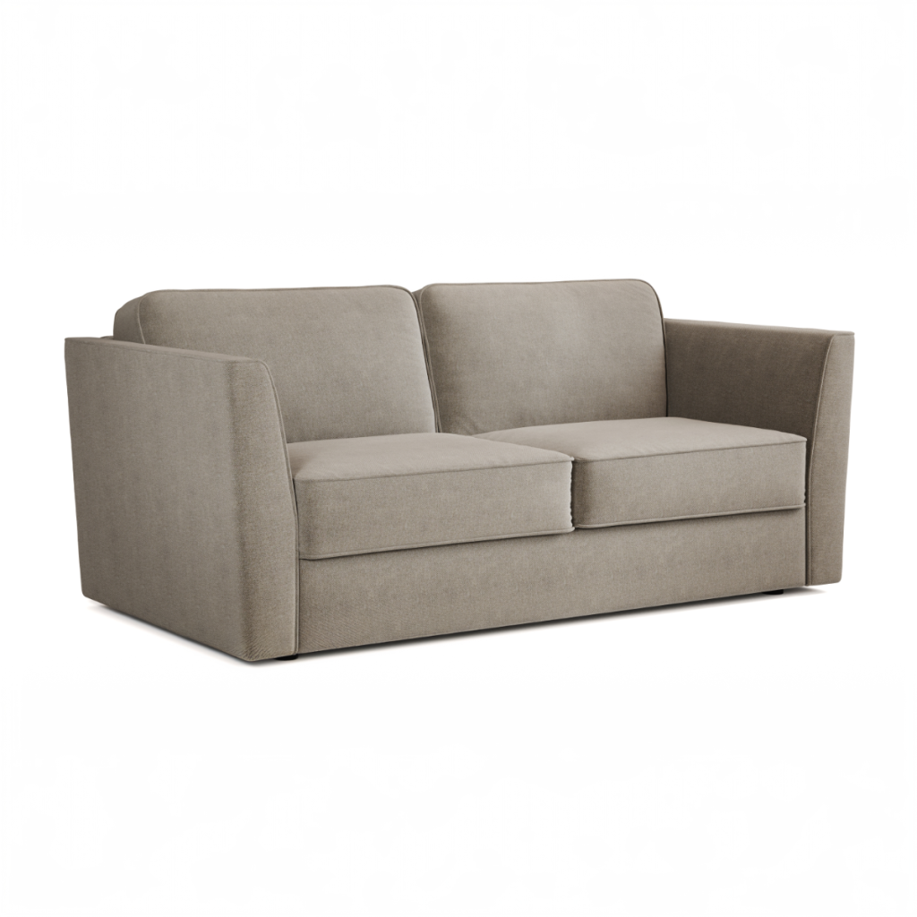 Jay Be® Elegance Sofa Bed with e Sprung™ Mattress  Three seater Brushed Twill Smoke | Bed Sava