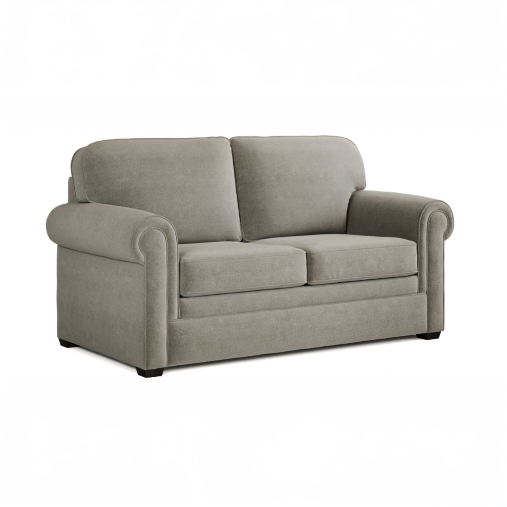 Jay Be® Heritage Sofa Bed with e Pocket™ Mattress  Two seater Luxe Velvet Charcoal | Bed Sava