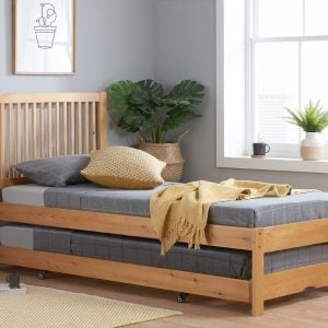 Birlea Buxton Guest Bed Single Pine Guest Bed | Bed Sava