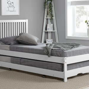 Birlea Buxton Guest Bed Single White Guest Bed | Bed Sava