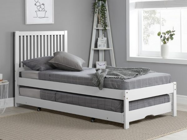 Birlea Buxton Guest Bed Single White Guest Bed | Bed Sava