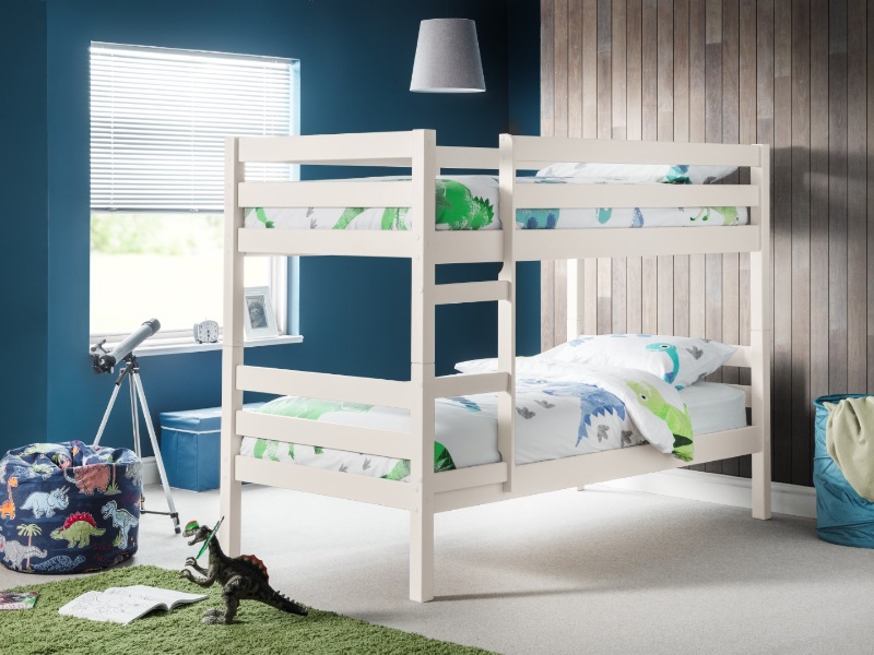 Julian Bowen Camden Bunk Bed Single Surf White Bunk Bed | Bed Sava