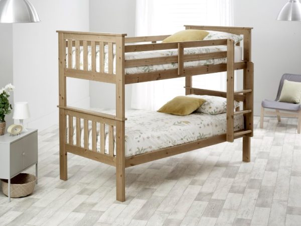 Bedmaster Carra Bunk Bed Single Pine Bunk Bed | Bed Sava