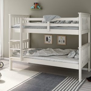 Bedmaster Carra Bunk Bed Single White Bunk Bed | Bed Sava