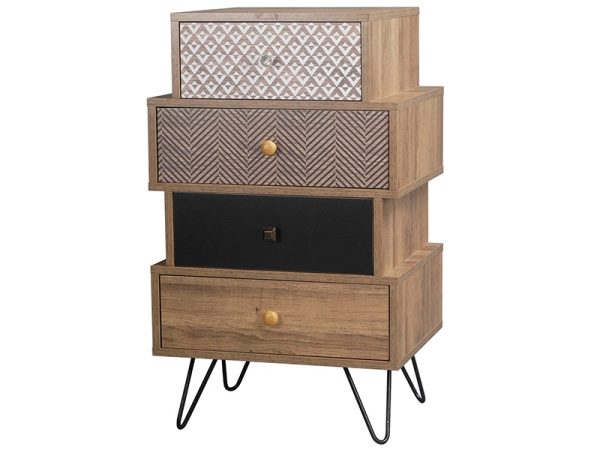 LPD Furniture Casablanca 4 Drawer Chest Drawer Chest | Bed Sava