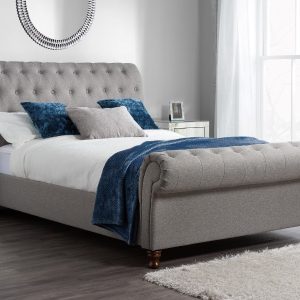 Birlea Castello Super King Grey Fabric Fabric Bed | Bed Sava