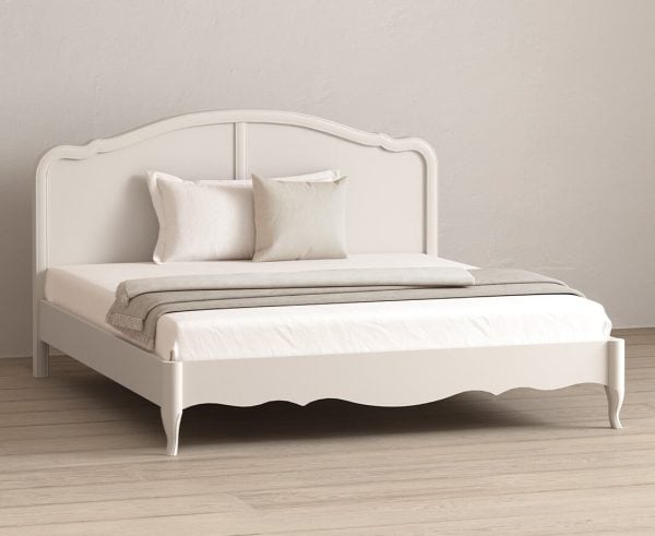 Chateau Soft White Painted Super King Size Bed | Bed Sava