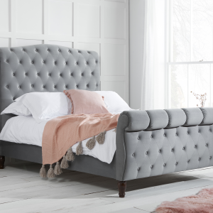Birlea Colorado Super King Grey Fabric Bed | Bed Sava