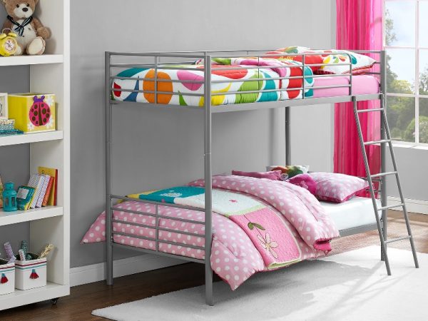 Dorel Convertible Bunk Bed Single Grey Bunk Bed | Bed Sava