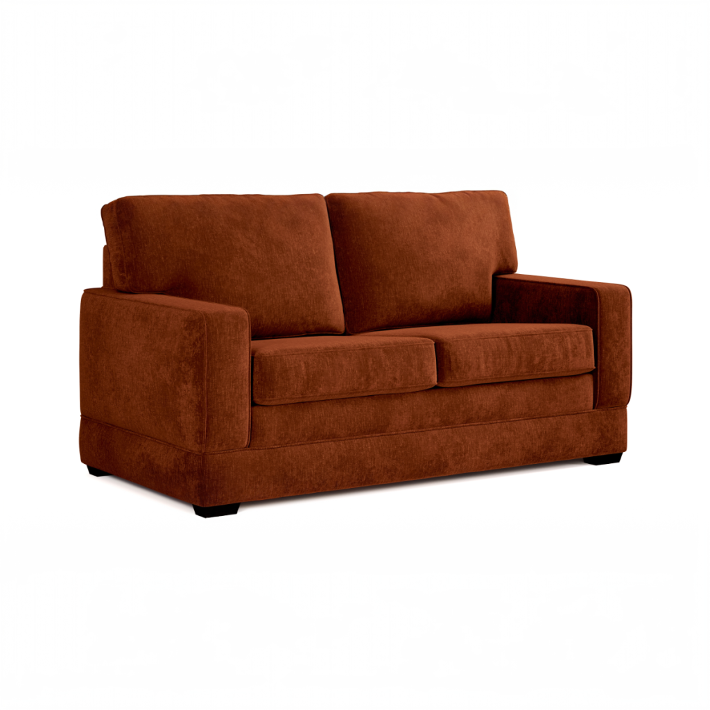 Jay Be® Urban Sofa Bed with e Pocket™ Mattress  Two seater Cosy Chenille Foxy | Bed Sava